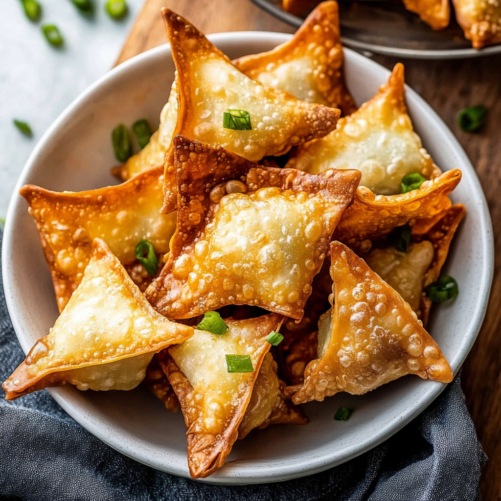 Air Fryer Crab Rangoon