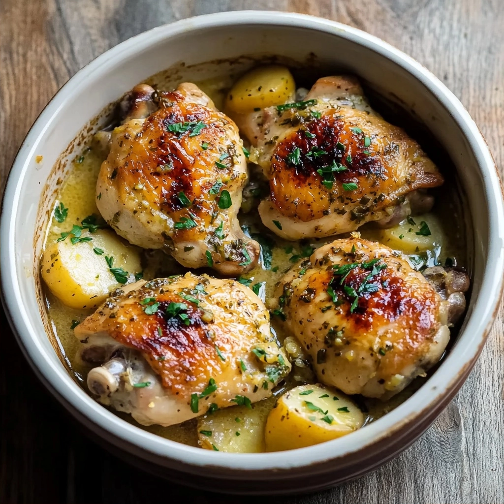 Crockpot Garlic Butter Chicken