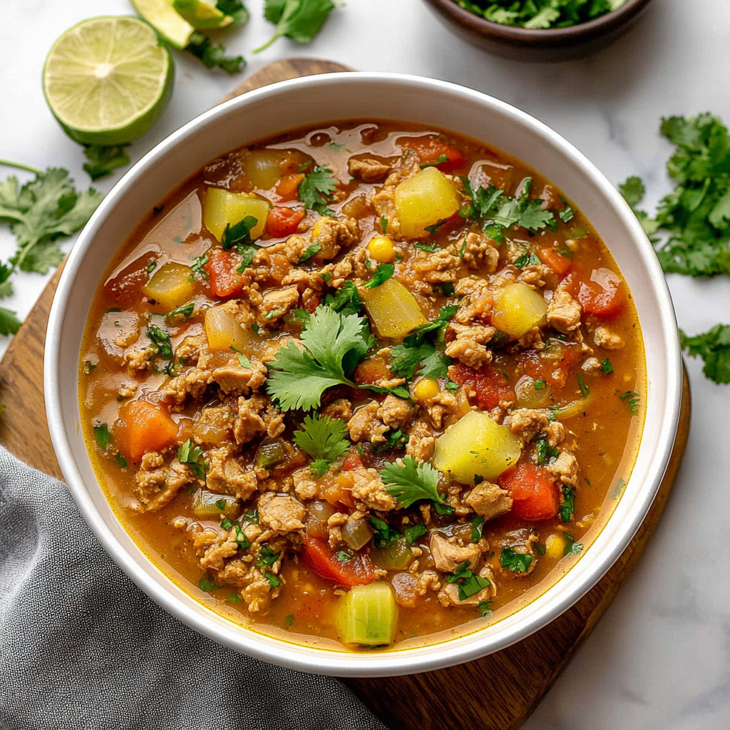 Cilantro-Lime Turkey Stew
