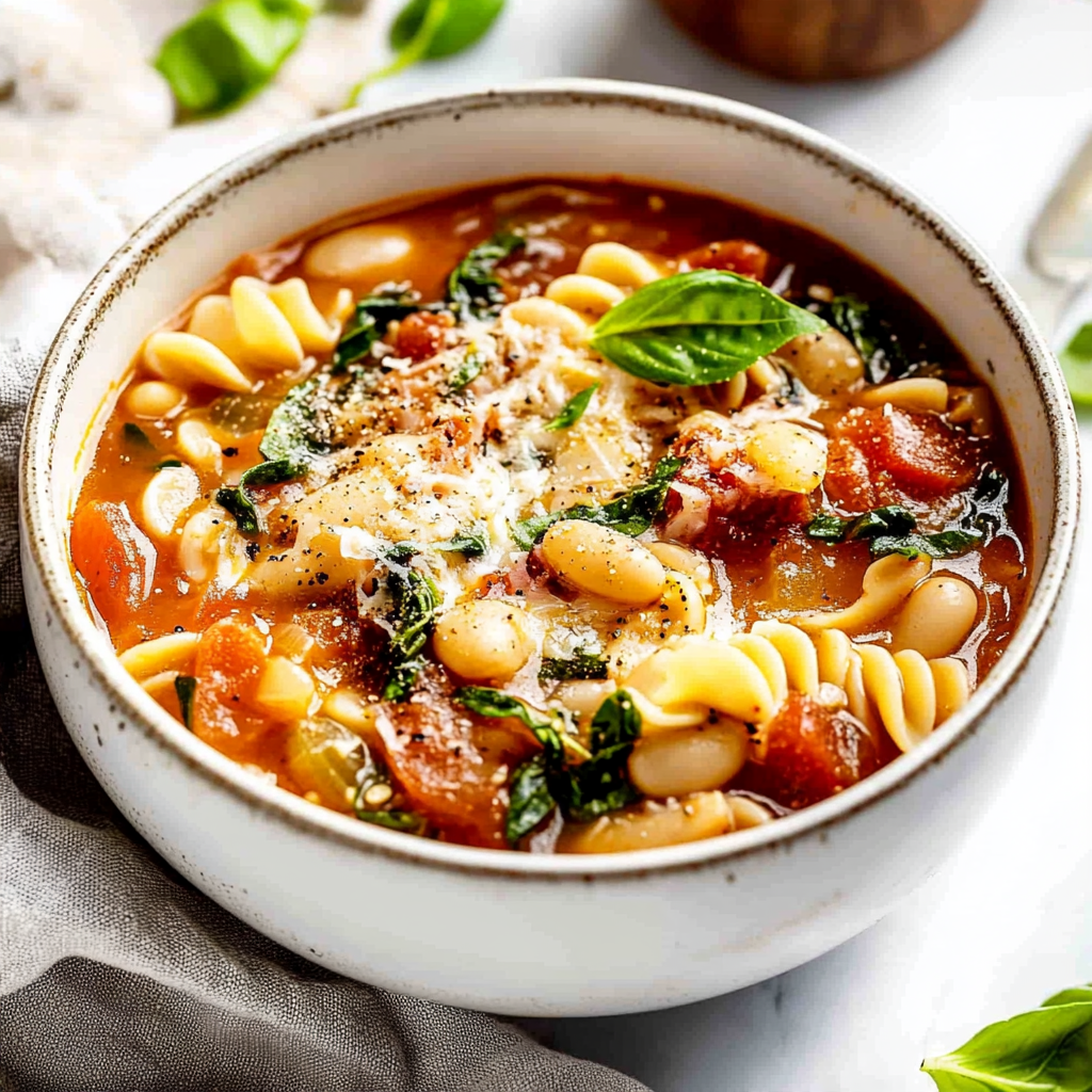 Italian Soup with White Beans: A Hearty, Creamy Slow Cooker Delight