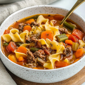 Vegetable Beef Noodle Soup